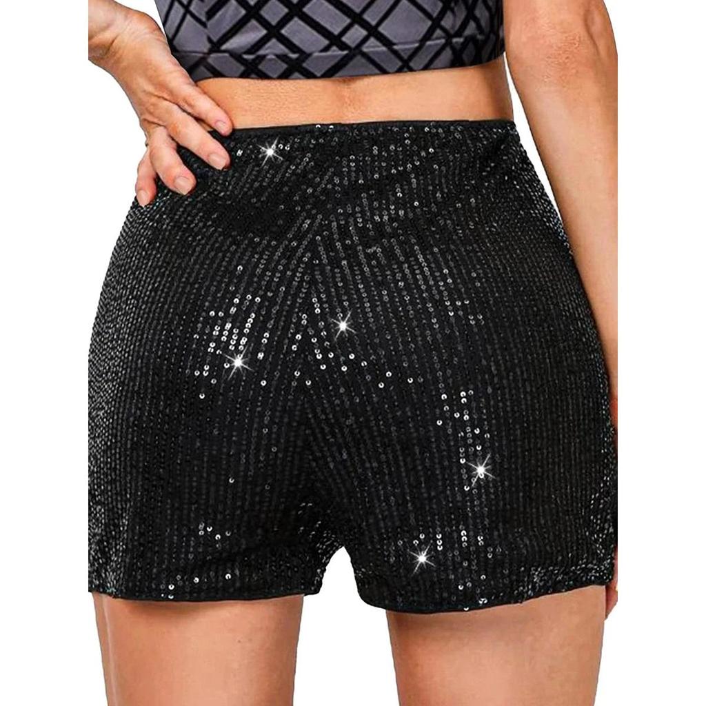 Women's Glitter Sequin Shorts for Parties & Nights Out by HitMyNeed
