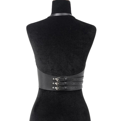 Women's Gothic Chain Corset Belt with Tassels by HitMyNeed