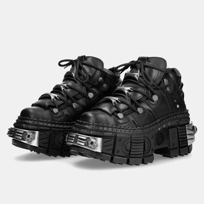 Women's Gothic Punk High Heel Motorcycle Boots 2.0 37.0 by HitMyNeed