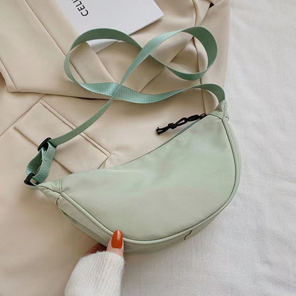 Women's Half Moon Crossbody Chest Bag by HitMyNeed
