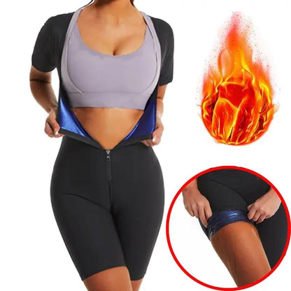 Women's High Compression Sauna Bodysuit Shapewear by HitMyNeed