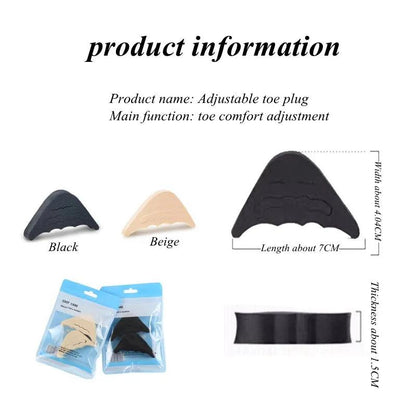 Women's High Heel Toe Inserts Cushion & Fit Adjuster by HitMyNeed
