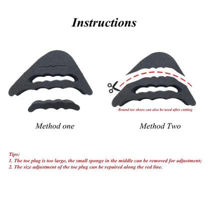 Women's High Heel Toe Inserts Cushion & Fit Adjuster by HitMyNeed