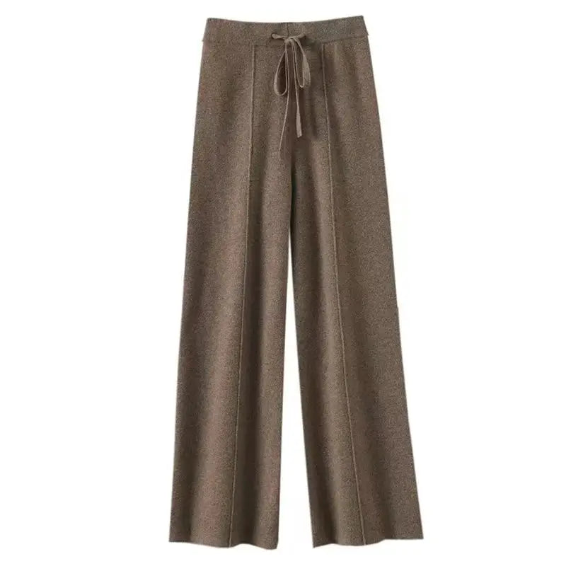 Women's High Waist 100% Merino Wool Pants by HitMyNeed