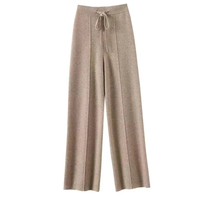 Women's High Waist 100% Merino Wool Pants by HitMyNeed