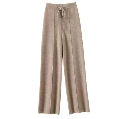 Women's High Waist 100% Merino Wool Pants by HitMyNeed