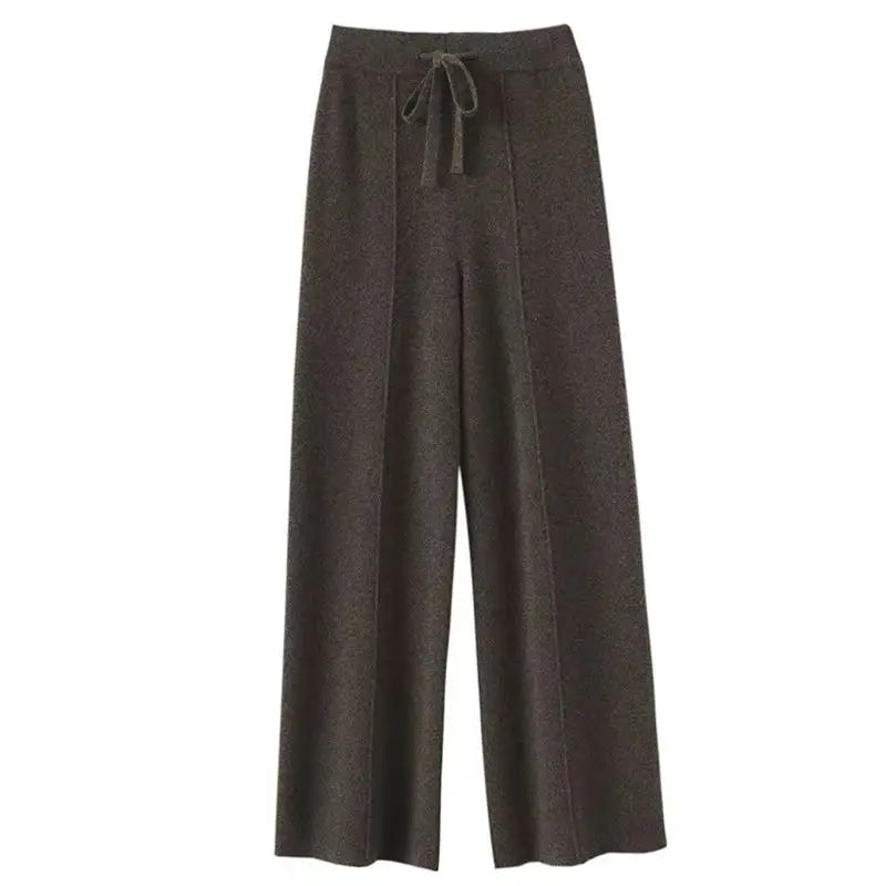 Women's High Waist 100% Merino Wool Pants by HitMyNeed