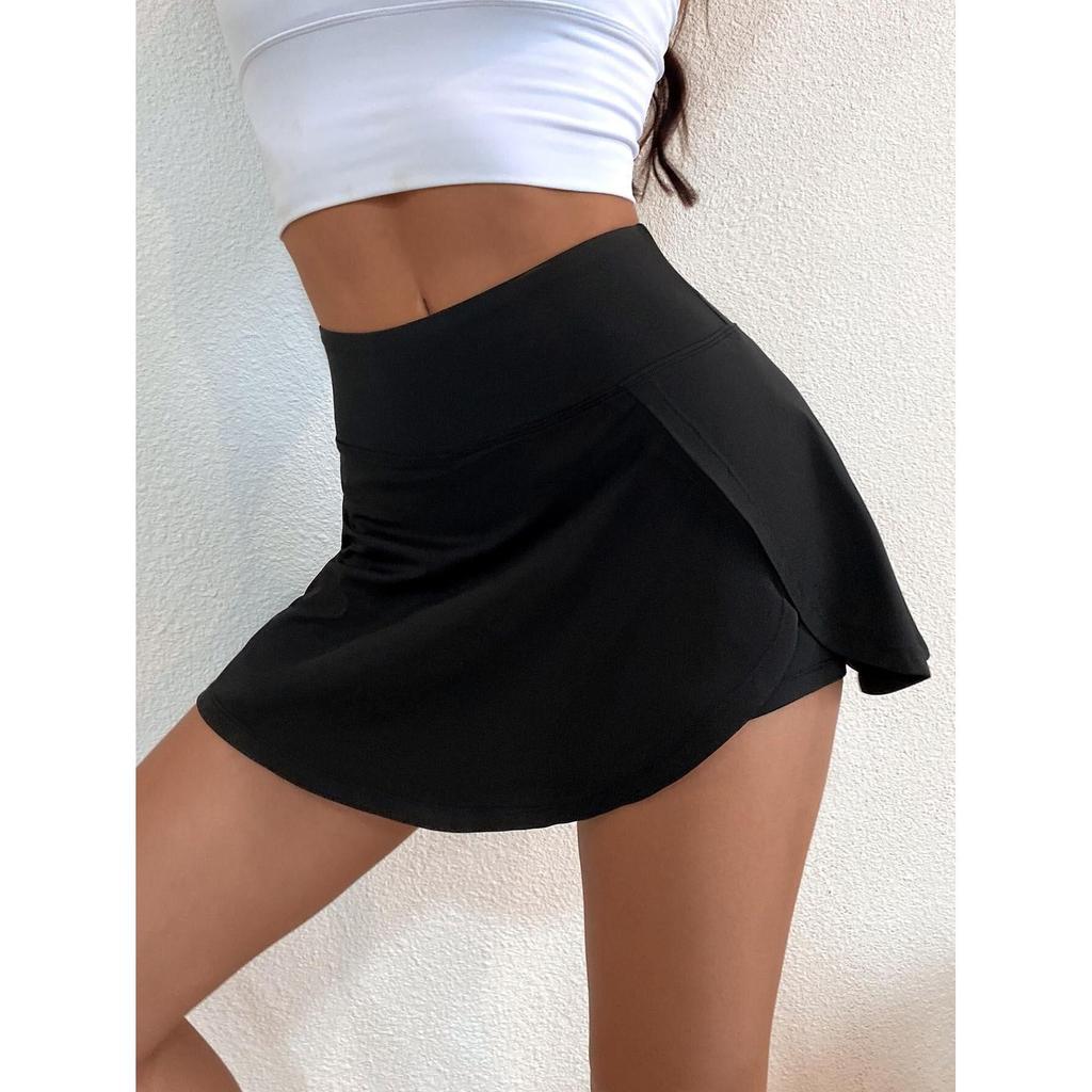 Women's High Waist Sports Skort for Running & Yoga by HitMyNeed