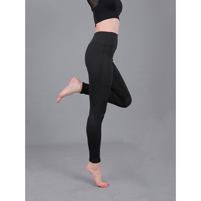 Women's High-Waist Yoga Leggings with Side Pockets by HitMyNeed