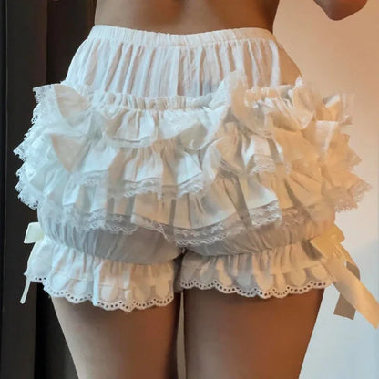 Women's Lace Ruffle Bloomers Victorian Pettipants by HitMyNeed
