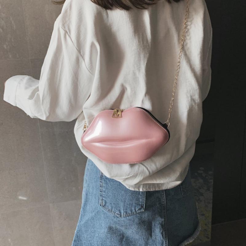 Women's Lips Crossbody Shoulder Bag by HitMyNeed
