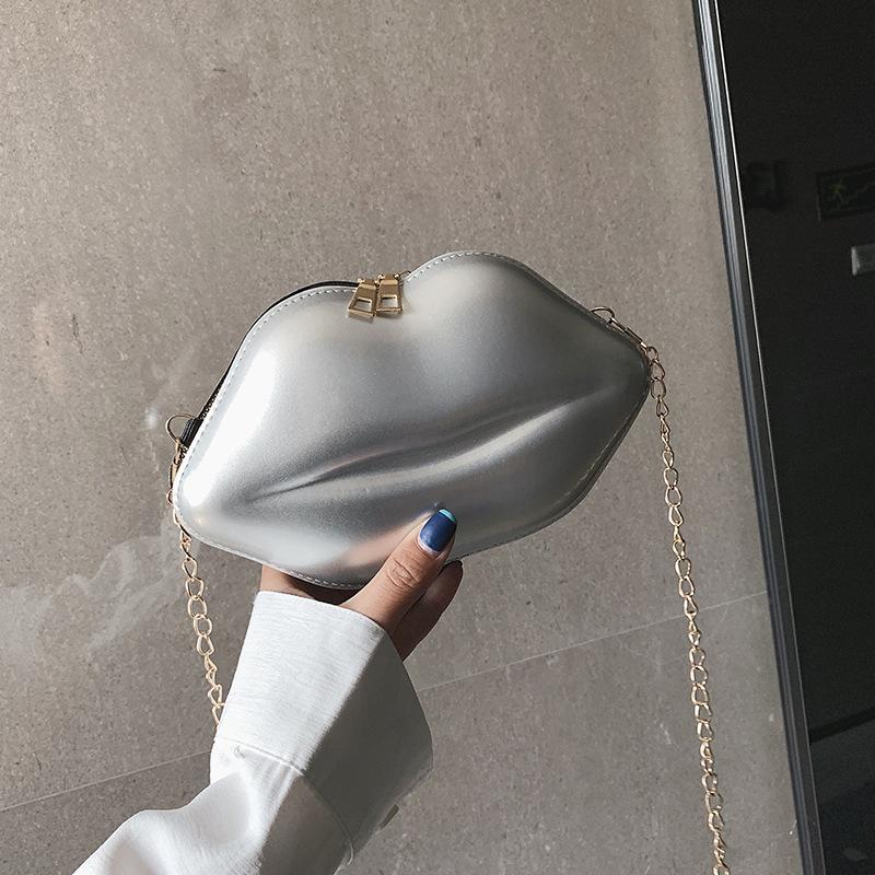 Women's Lips Crossbody Shoulder Bag by HitMyNeed