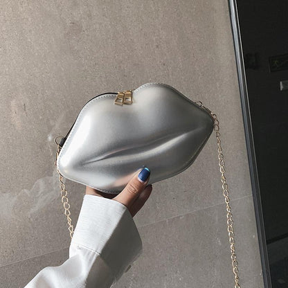 Women's Lips Crossbody Shoulder Bag by HitMyNeed
