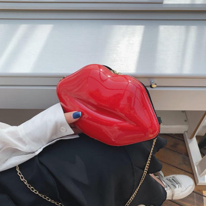 Women's Lips Crossbody Shoulder Bag by HitMyNeed