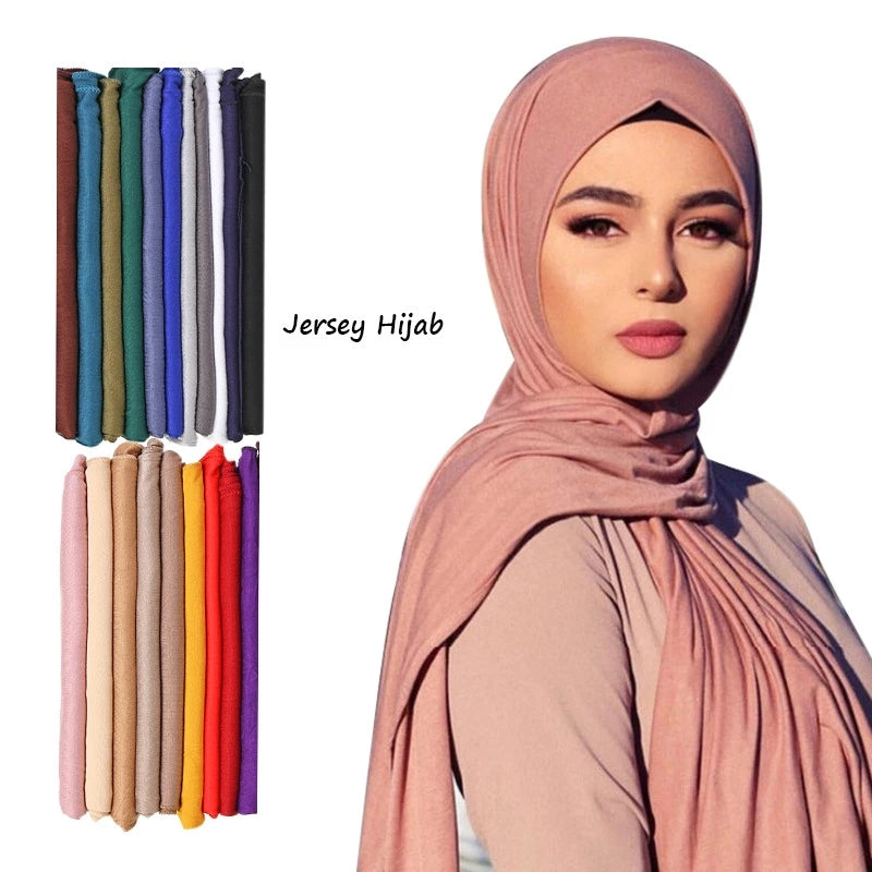 Women's Long Bubble Chiffon Muslim Hijab Scarf by HitMyNeed