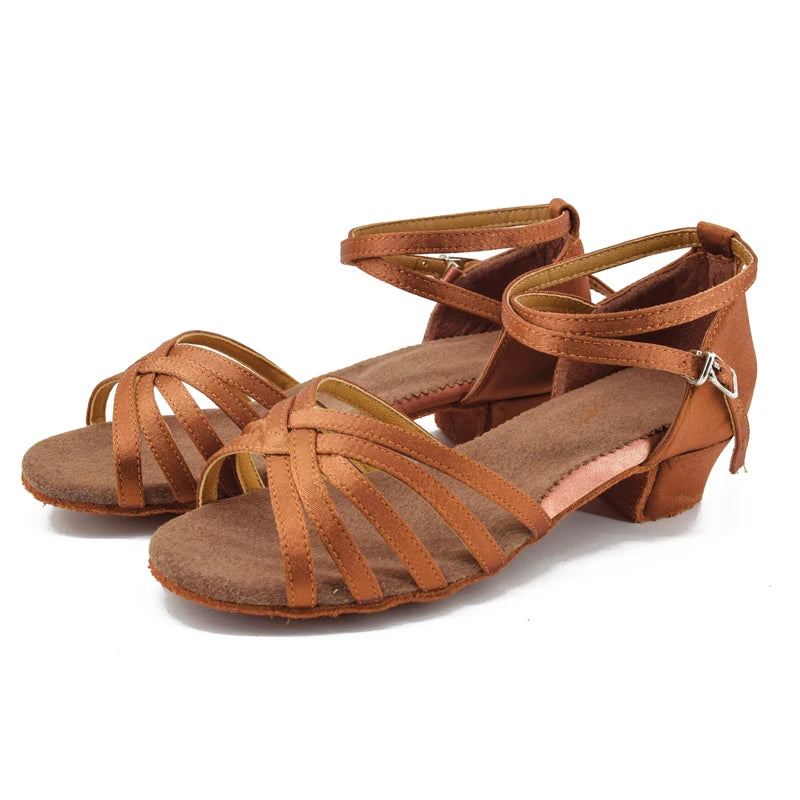 Women's Low Heel Latin & Ballroom Dance Shoes by HitMyNeed