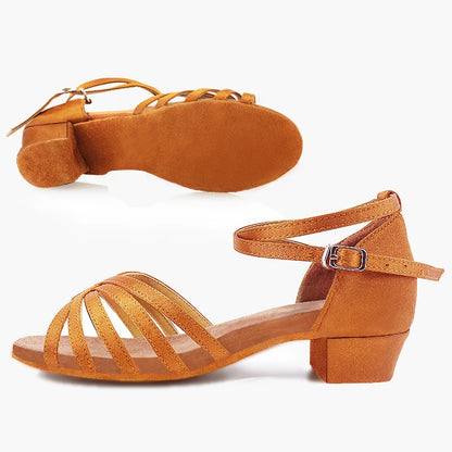 Women's Low Heel Latin & Ballroom Dance Shoes by HitMyNeed