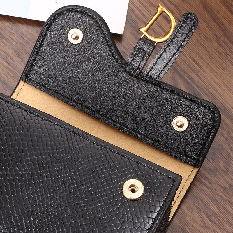 Women's Mini PU Short Wallet with Multi Card Holder by HitMyNeed
