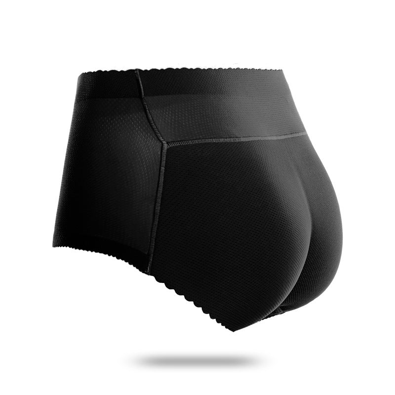Women's Padded Push Up Butt Lifter Shaping Panties 123-breathable-black xl by HitMyNeed