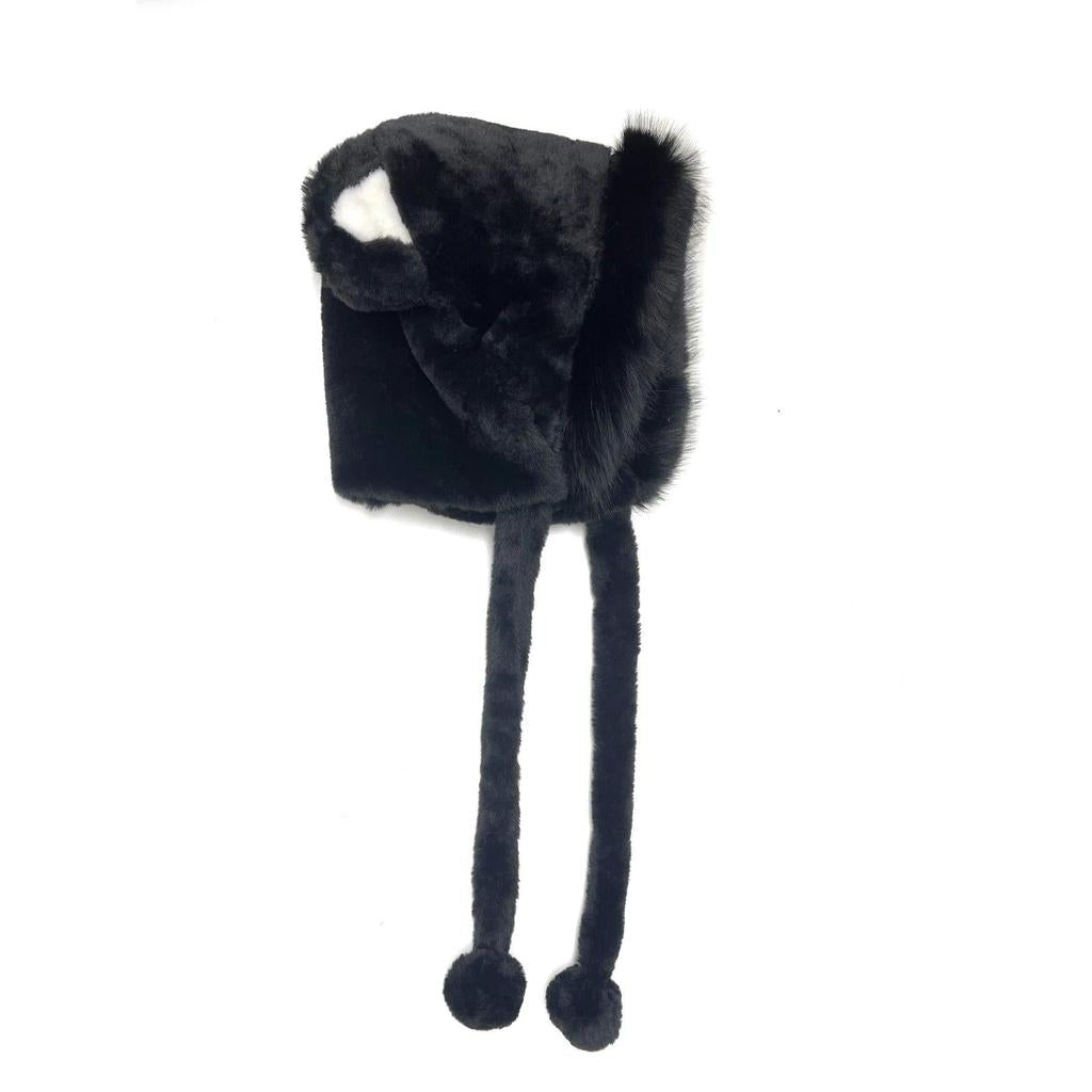 Women's Plush Bear Ear Winter Beanie Hat by HitMyNeed
