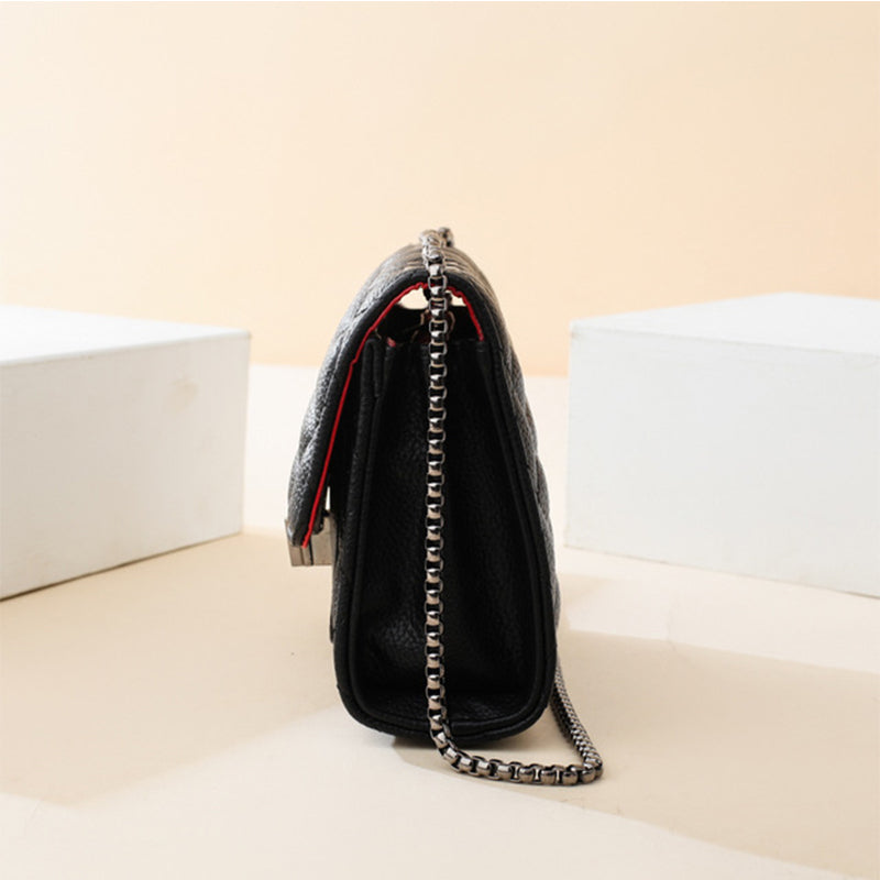 Women's PU Small Sling Messenger Handbag by HitMyNeed