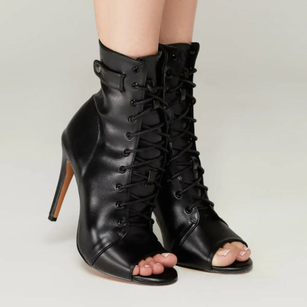 Women's Stiletto Party Boots for Latin Dance by HitMyNeed