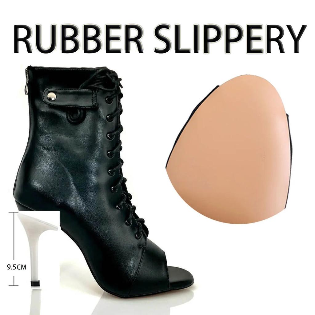 Women's Stiletto Party Boots for Latin Dance wx02g-9-5cm 40.0 by HitMyNeed