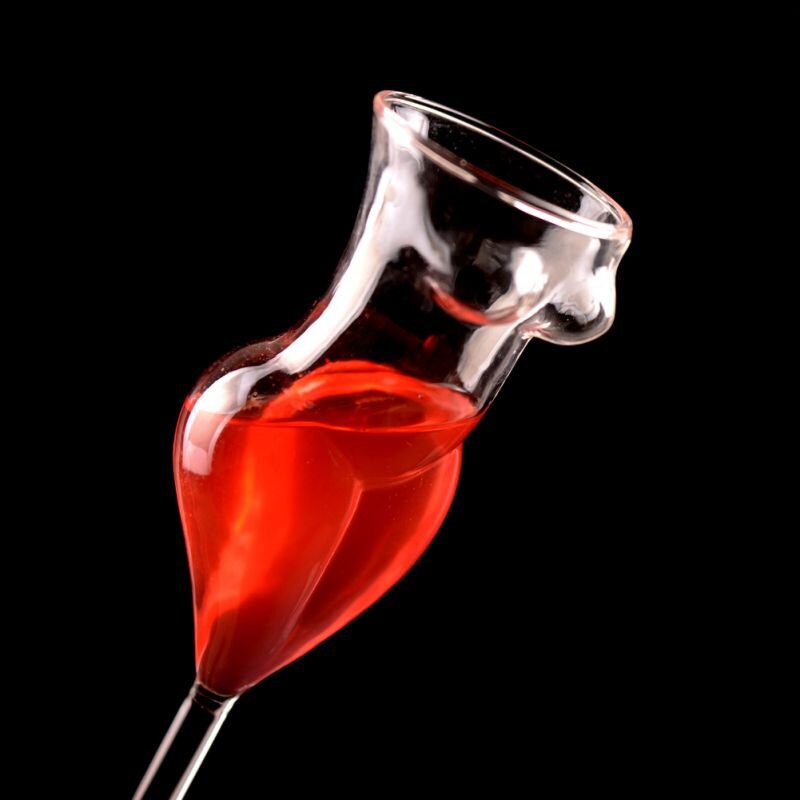 Women's Torso Wine Glass High Borosilicate 23.5cm by HitMyNeed