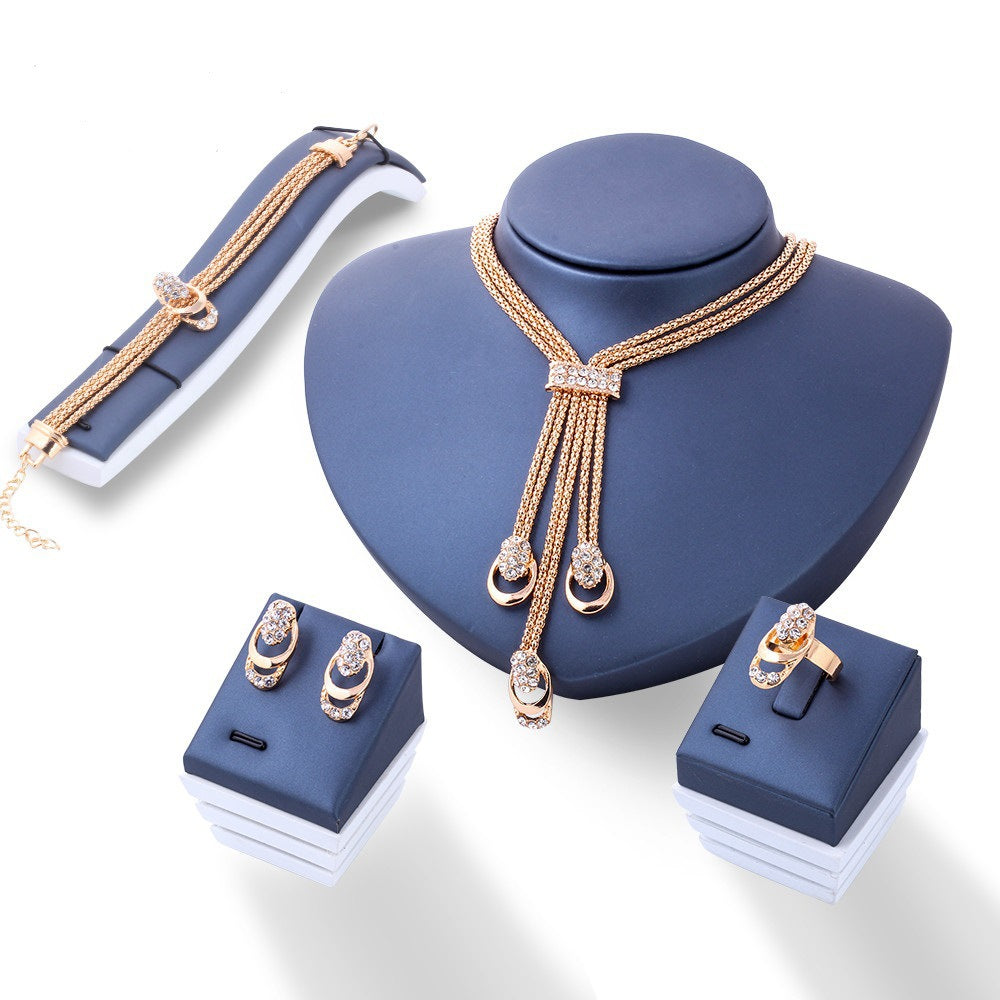 Women's Wedding & Party Jewelry Set 4-Piece by HitMyNeed