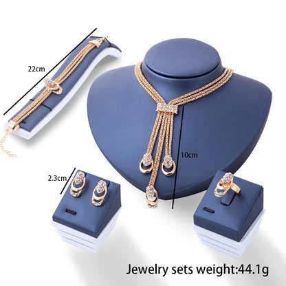 Women's Wedding & Party Jewelry Set 4-Piece by HitMyNeed