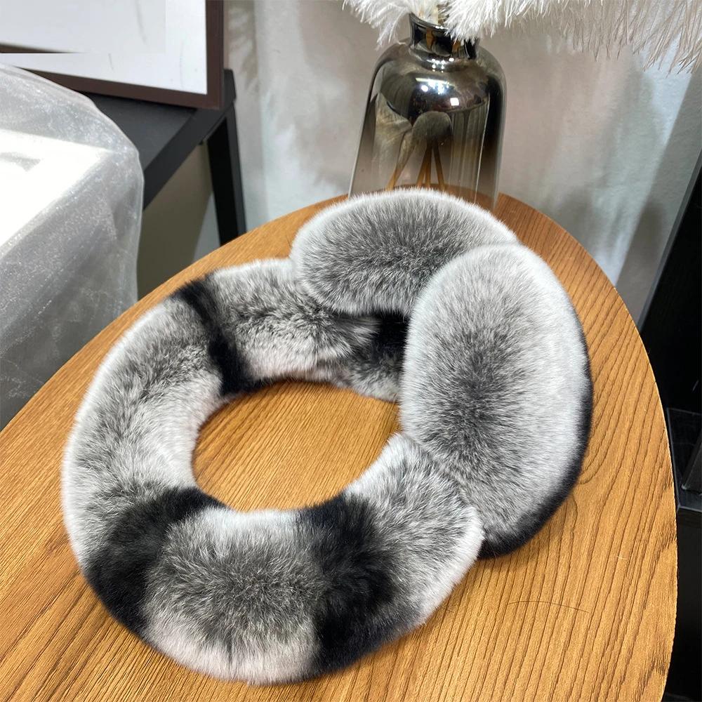 Women's Winter Rex Rabbit Fur Ear Muffs by HitMyNeed