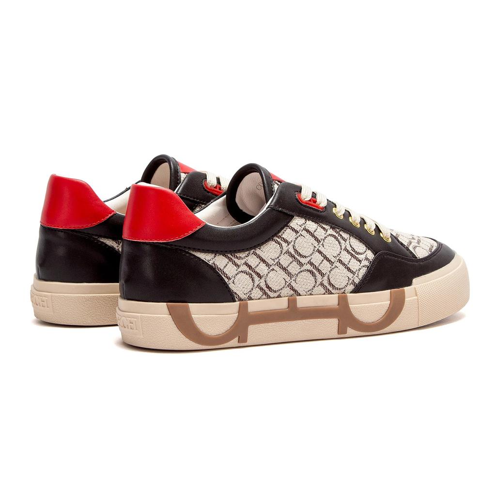 Women's Woven Letter Print Flat Casual Sneakers by HitMyNeed