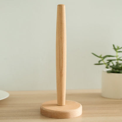 Wood Kitchen Towel Holder with Non-Slip Base by HitMyNeed