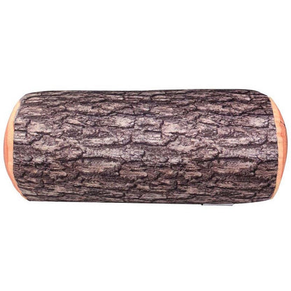 Wood Log Pillow Cushion with Realistic Print by HitMyNeed