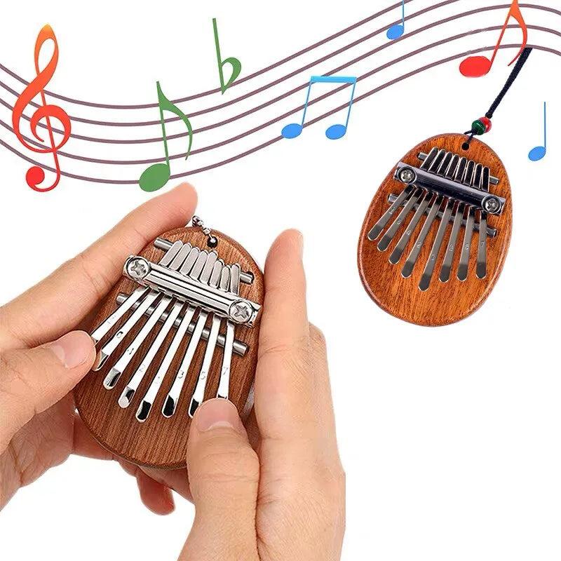 Wood Mini Thumb Piano 8-Tone Portable Kalimba by HitMyNeed