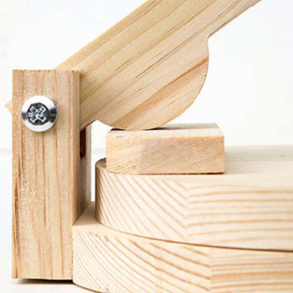 Wood Tortilla Press for Tortillas, Roti & Dumplings by HitMyNeed