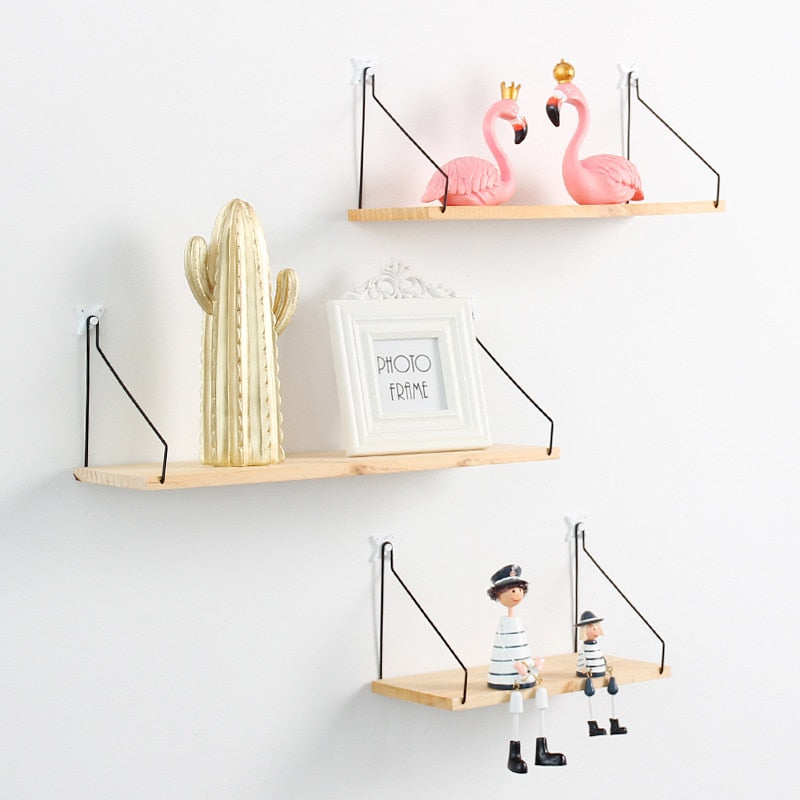 Wood Wall Hanging Shelf Decorative Rack by HitMyNeed