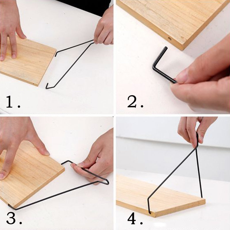 Wood Wall Hanging Shelf Decorative Rack by HitMyNeed