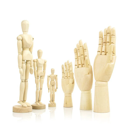 Wooden Artist Mannequin & Hand Jointed Drawing Model by HitMyNeed