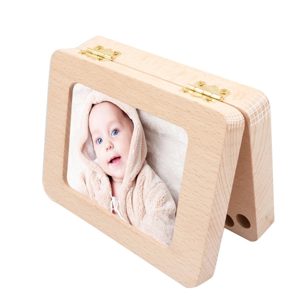 Wooden Baby Tooth Box with Photo Frame by HitMyNeed