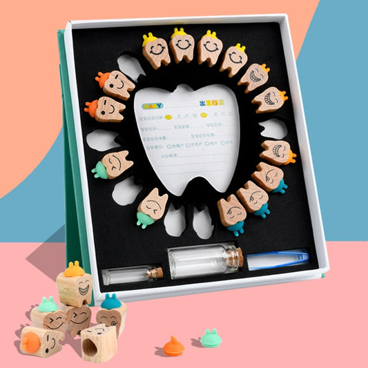 Wooden Baby Tooth Keepsake Storage Set by HitMyNeed