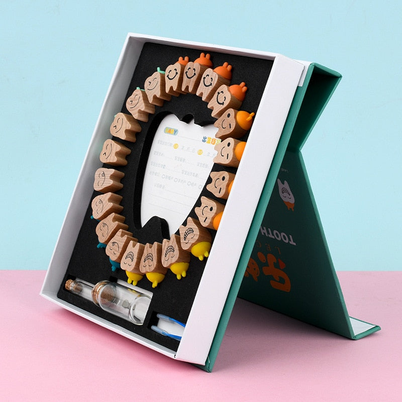 Wooden Baby Tooth Keepsake Storage Set by HitMyNeed