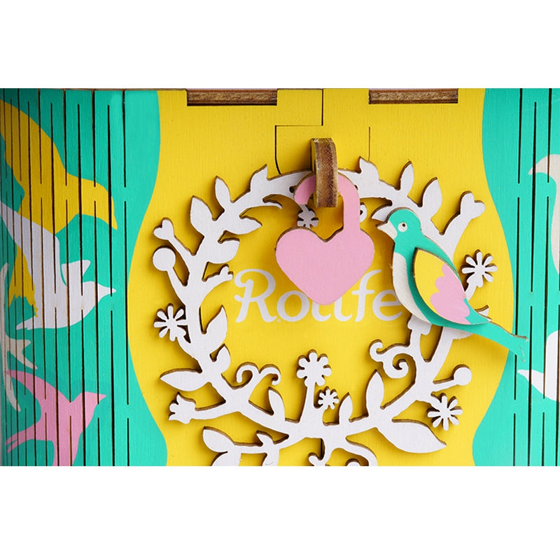Wooden Ballerina DIY Music Jewelry Box Puzzle by HitMyNeed