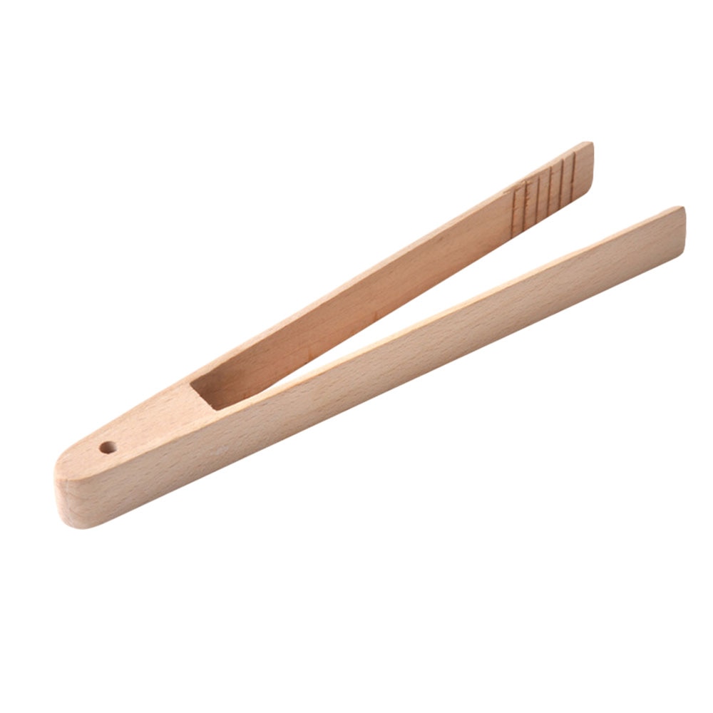 Wooden Bamboo Bread Tongs for Pastry and Toast by HitMyNeed