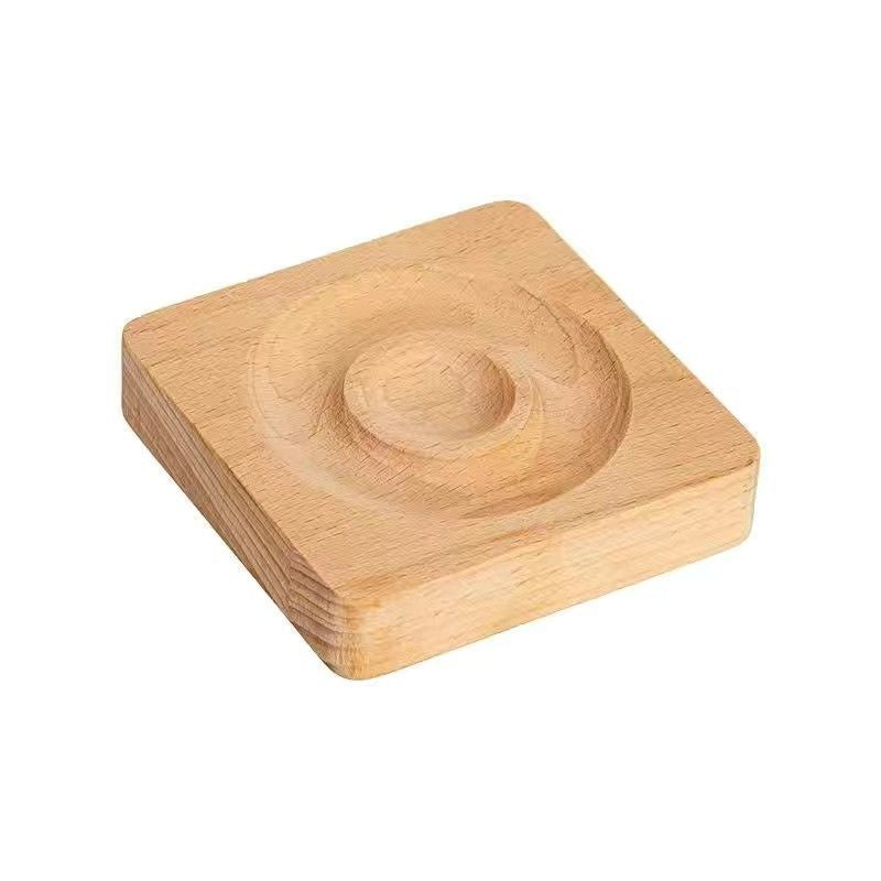 Wooden Bead Design Board for Bracelet Layouts natural-square by HitMyNeed