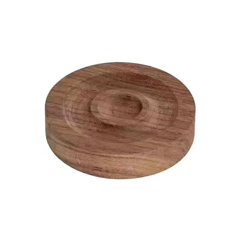 Wooden Bead Design Board for Bracelet Layouts walnut-wood-round by HitMyNeed