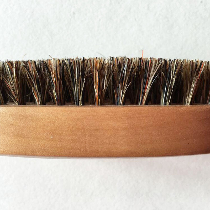 Wooden Beard Brush with Natural Boar Bristles by HitMyNeed