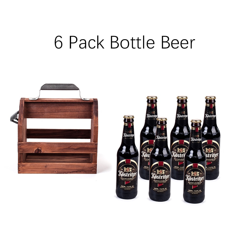 Wooden Beer Carrier with Built-In Bottle Opener by HitMyNeed