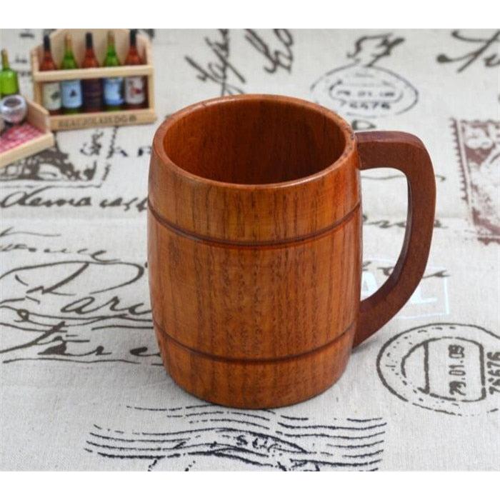 Wooden Beer Mug Party Cup 350ml by HitMyNeed