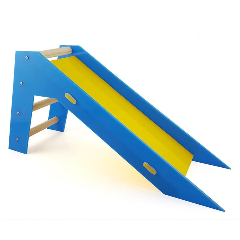 Wooden Bird Slide Training Toy for Cages by HitMyNeed